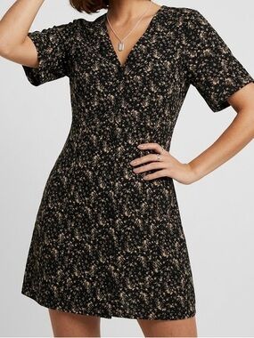 Disturbia Gardenia Button Front Mini Dress 12